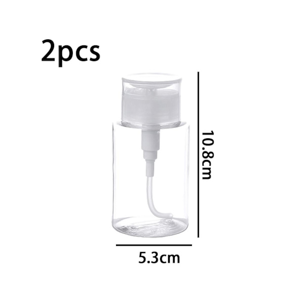 Ammattimainen alaspainallinen nesteen pumppaava tyhjä pulloannostelija - 150 ml