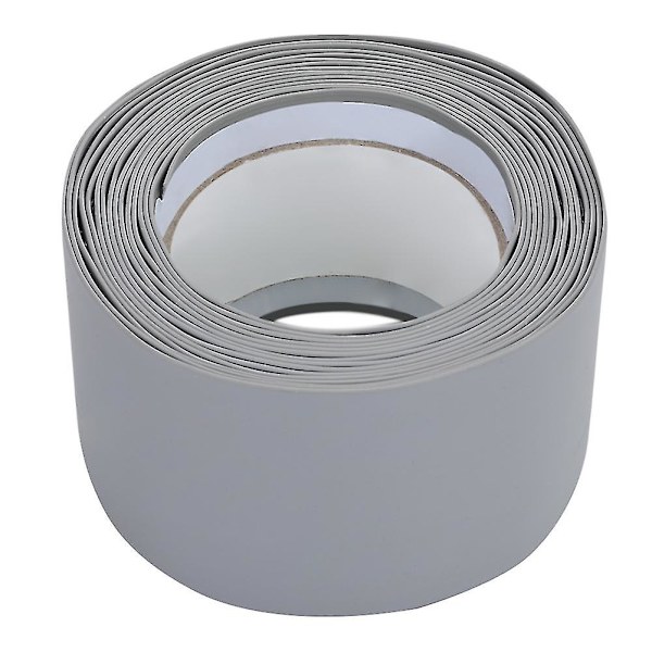 5m Itseliimautuva Sokelikoristeen Seinärajatarra Light Grey 100 x 25 x 1.5 mm