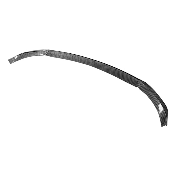 Frontspoiler läpp diffusor kit 3 delar hakspoiler splitter ersättning för Tesla Model Y 2020‑2022 kolfiber stil