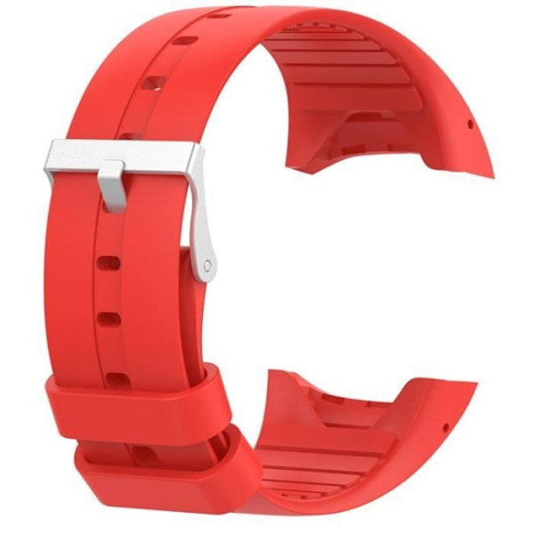 Silikonarmband för Polar Watch M400-M430 GPS 5.5-8.1 tum (Röd)