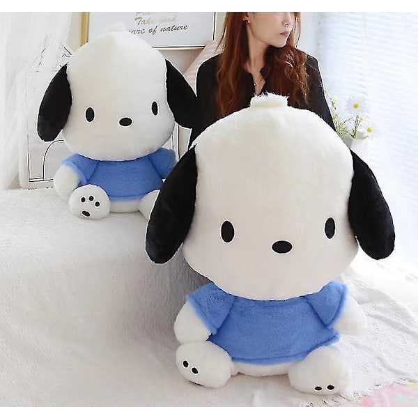 Kawaii Sanrio Pochacco Plyschleksak Anime Söt Kreativ Dekorativ Dockkudde Barn Jul Födelsedagspresent -ES 40CM