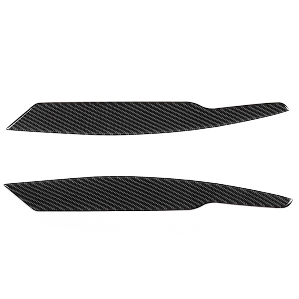 Par Carbon Fiber Forlygte Øjenbryn Trim Slidstærkt Nem Rengøring Passer Til B6 3C 20052010