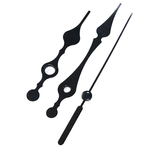 Silent Quartz gör-det-själv-väggklocka Rörelsemekanism Icke-tickande reparationsdelarbytessats, Clock Quar black