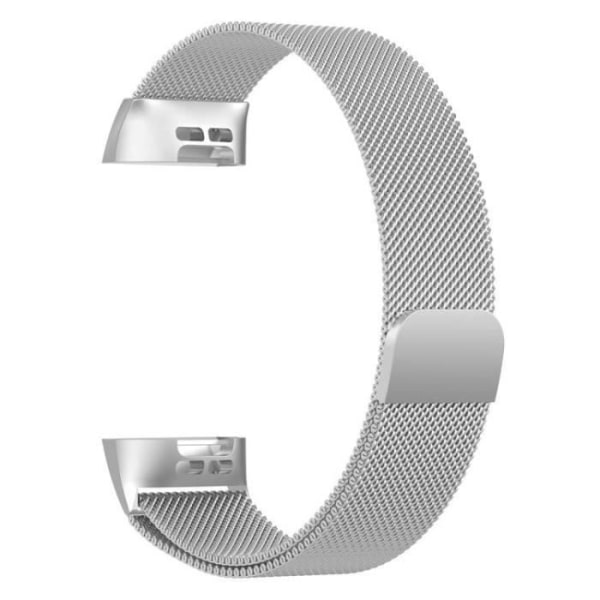 Milanese magnetisk erstatningshåndledsrem til Fitbit Charge 3 Fitness Tracker Watch(L)-Guld