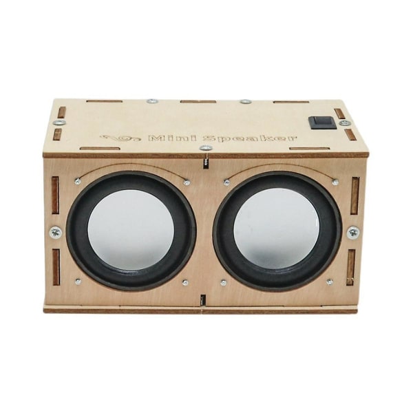 DIY Bluetooth Speaker Box Kit Elektronisk ljudförstärkare bygger ditt eget bärbara case Bluetoo Photo Color