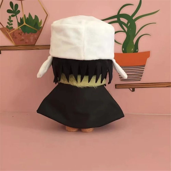 Anime-Plushie Täytetty Joululahja Nuken Anime-Hahmo Syntymäpäivälahjat Yhteensopiva Lasten Tyttöjen Kanssa (20cm/7.8in) Fjodor Dostojevski Musta -ES