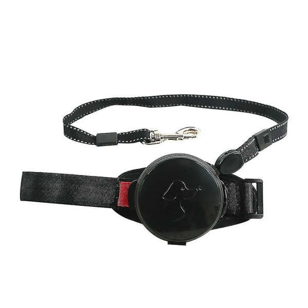 Håndfri uttrekkbar hundebånd håndleddsbelte Håndfri bånd kompatibel med hunder Cat New -ES Black