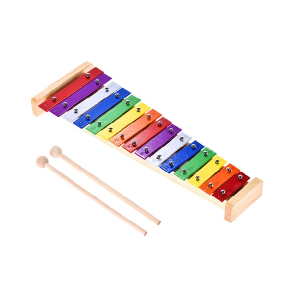15-tonig Träxylofon Musikinstrument för Barn