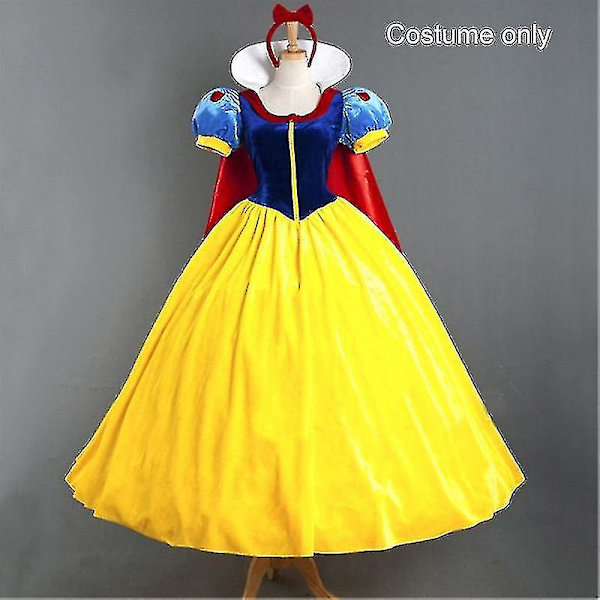 2023 - Vuxen Cosplay Klänning Snövit Flickprinsessklänning Kvinnor Vuxen Cartoon Prinsessa Snövit Halloween Party Kostym -mxbc -ES Adult Costume XXL