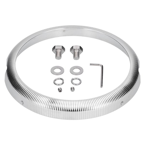 Universal strålkastare monteringsring CNC aluminiumlegering LED strålkastare fäste för motorcykelSilver