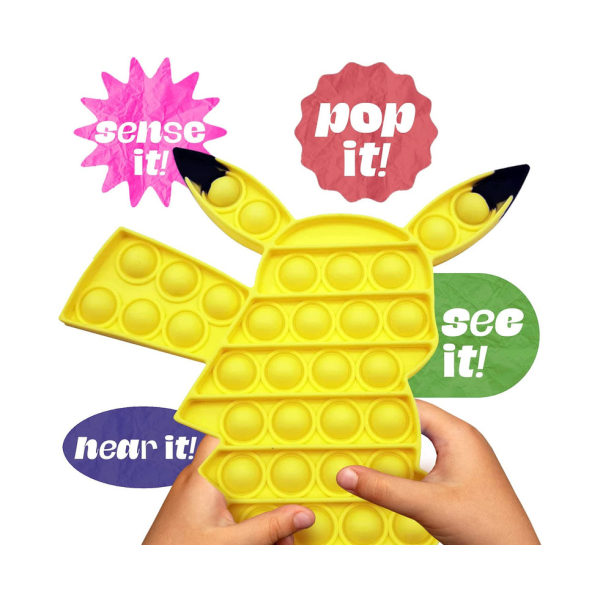 Boxgear Pikachu Fidget Pop Toy - Stress Relief Silikoneblokke til alle aldre