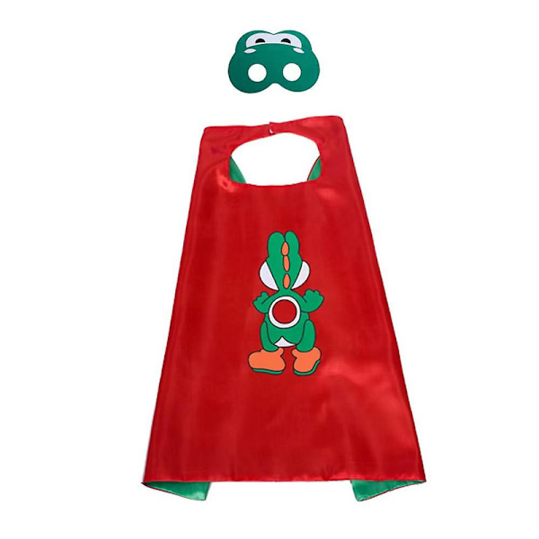 Super Mario Bros Cosplay Fest kostume kappe & bind for øjnene Halloween fest fancy kjole gaver-E