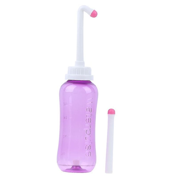 500 ml bærbar reisehåndholdt bidetsprøyte Personlig rengjøringshygieneflaske Pink