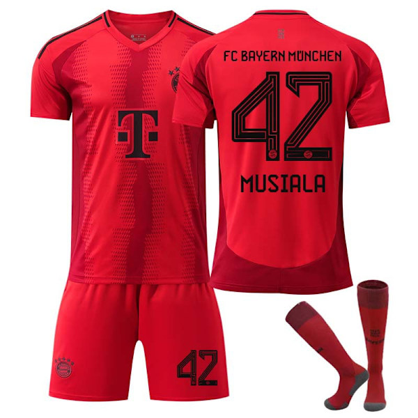 2425 Bayern jersey MUSIALA Football jersey suit with socks M(170-175cm)