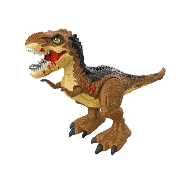 Realistisk T-rex RC Dinosaur Legetøj - Brun