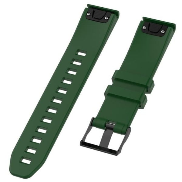 22mm Multisport GPS Fitness Ersättningsarmband för Fenix 5 - Armégron