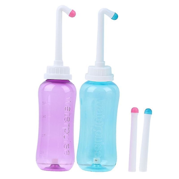 500 ml bærbar rejsehåndholdt bidetsprøjte Personal Cleaner hygiejneflaske Pink
