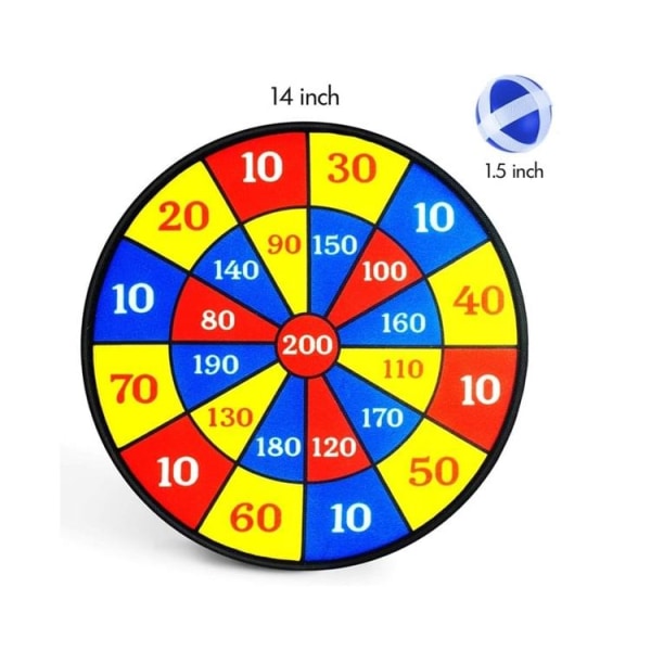 Säker Darttavla Spelset - Inomhus Utomhus Dart med Bollar