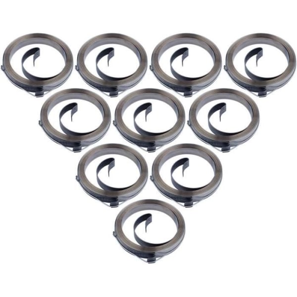 10 st/paket Återspolningsstartfjäder Kompatibel med Honda GX270 GX240 GX390 GX340 188F 4-takts bensin Gräsklippare Generatordelar