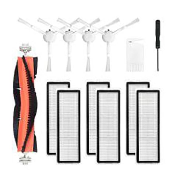 Paket med 11 rengöringstillbehör, för Xiaomi Dreame F9 Robotdammsugare - Broom Roller Sidoborste Hepa Filter