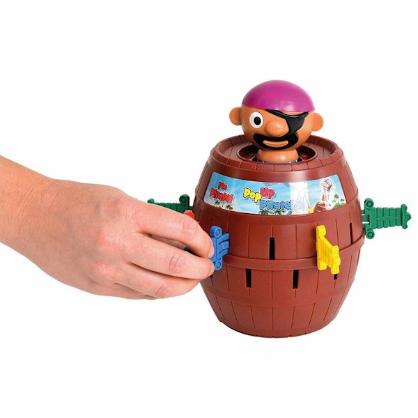 TOMY Pop Up Pirate Game - Familie-actionspil for at forbedre fingerfærdigheden