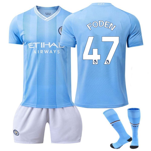 2324 Manchester City kotipaita jalkapalloasu Foden Sukilla S(165-170cm)