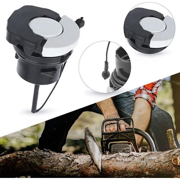 4 stk Drivstofflokk Drivstofflokk Kompatibel med STIHL MS171 MS181 MS200 MS210 MS230 MS240 MS250 MS260 MS340 MS200T MS211 MS192 MS192T Re
