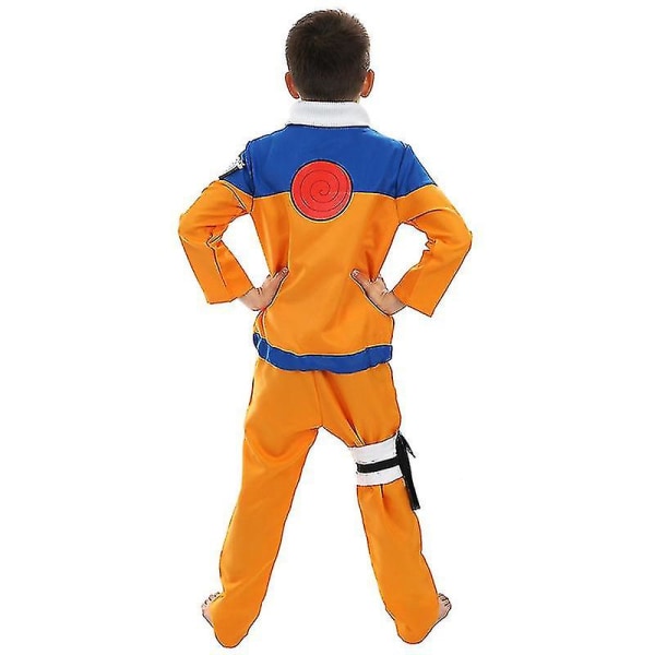 Klær som er kompatible med guttekostymer som er kompatible med barn Naruto Anime Costume Z -hg 110 cm