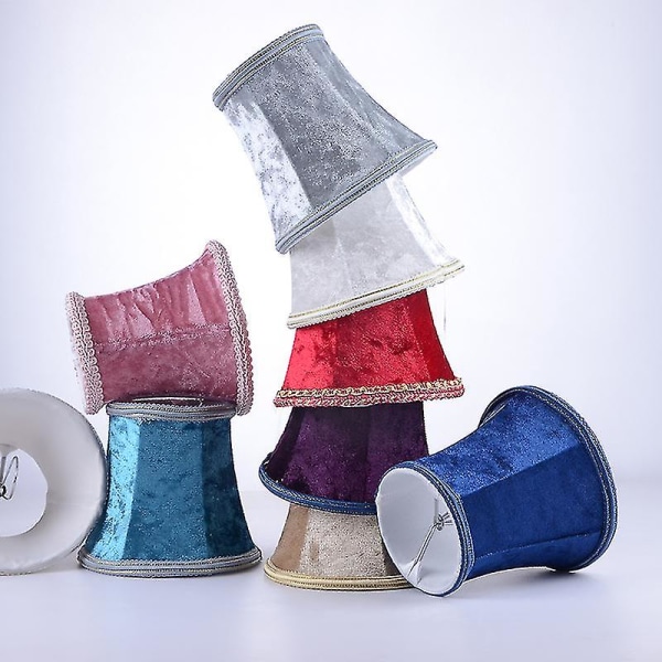 Lampe Skærm Kludstof Lampeklokke Dækker Lampeklokke Tilbehør Hjem Dekoration Passer Til Vægslampe Big Red
