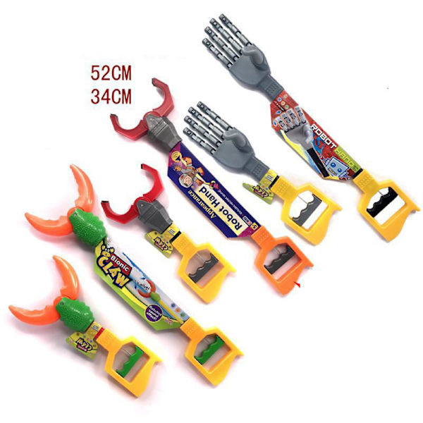 Sinknap Grabber Toy Creative Magic Props Letvægts Early Learning Grabber Legetøj til hjemmet Random Color Long Clamp