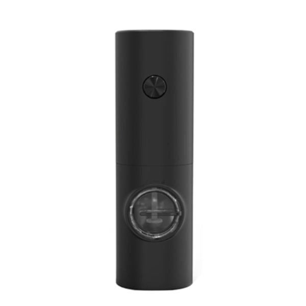 Elektrisk Automatisk Peber- og Saltkværn med LED-lys og Justerbar Grovhed Black