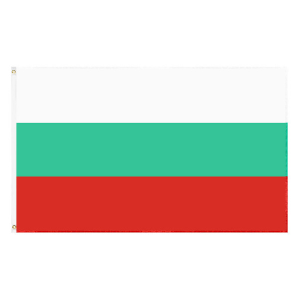 90*150cm Bulgarian lippu 3*5ft polyester lippu