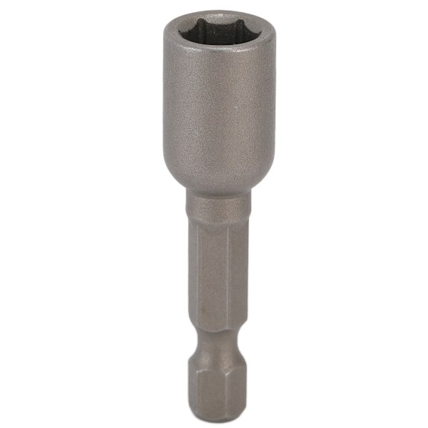 10 stk. Power Nut Driver Hex Magnetisk Bit Sæt Socket Slagboremaskine Bits M8x48mm 1/4in SkaftGrå