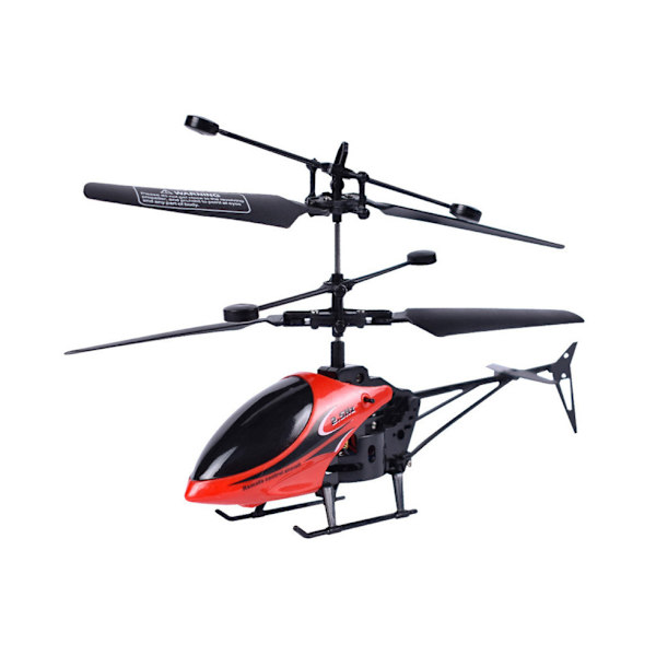 Rød RC Helikopter Leke - USB Lading, Fjernkontroll Fly