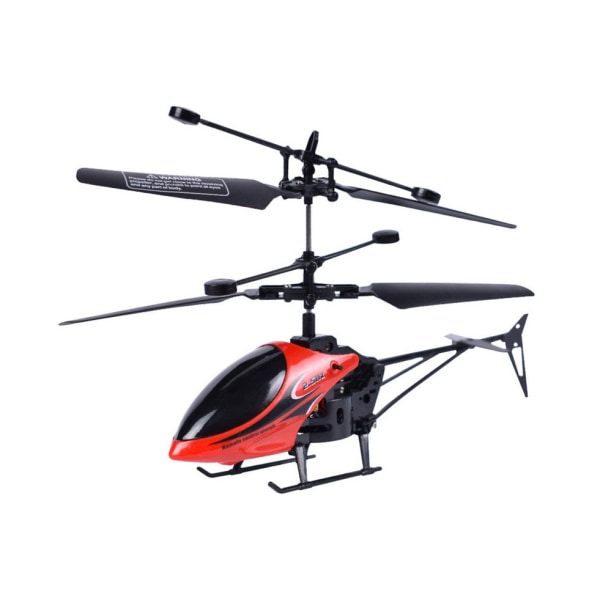 Röd RC Helikopterleksak - USB laddning, fjärrkontrollflygplan