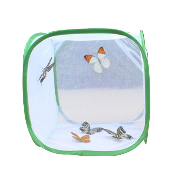 Foldbar Insektbur Lett Meshnett Insektbur For Jordbruksarbeider Hageentusiast Gave hg White Green M