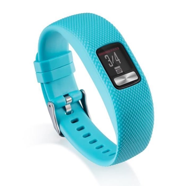 Silikon håndleddsstropp for Garmin VivoFit 4 Fitness Activity Tracker Plus Size i blågrønn