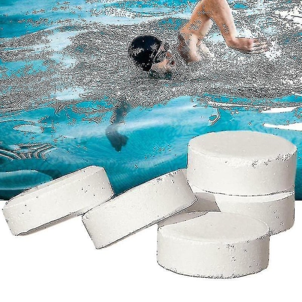50-200 st Klortabletter Multifunktionell Omedelbar Desinfektion För Pool Badkar Spa 50pcs