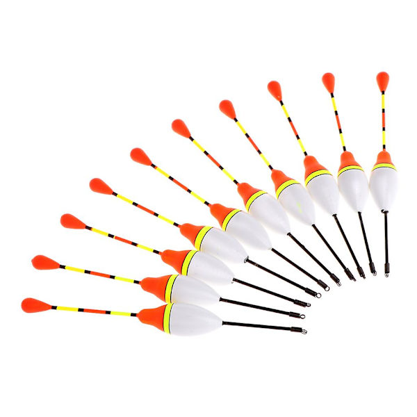 10 st Karp Fiske Floats Set Boj Bobber Stick För Fiskeutrustning Vertikal 4# 3.0g 3.0g