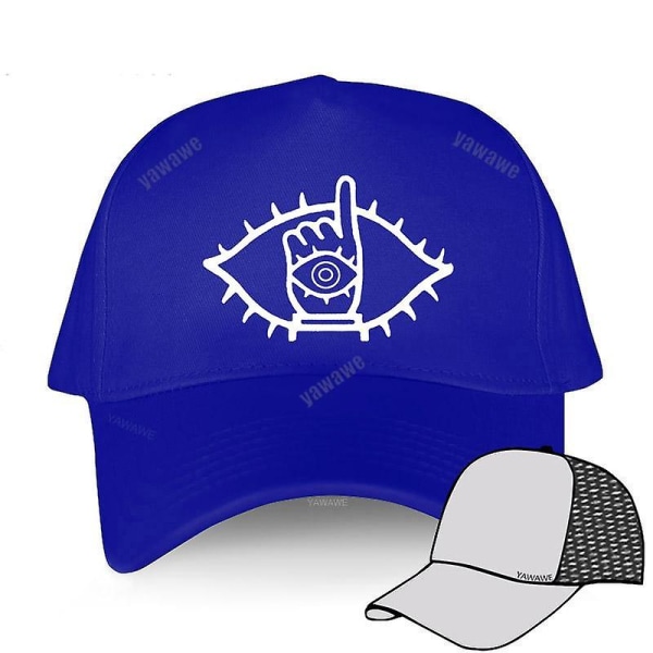 20th Century Boys Friend Cult Logo Vit Baseball Cap Hatt Outdoor Spring hg blue mesh