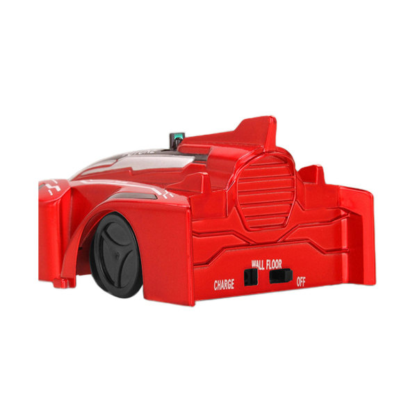 Fjernbetjening vægklatrebil - Racing legetøj, rød, julegave til børn