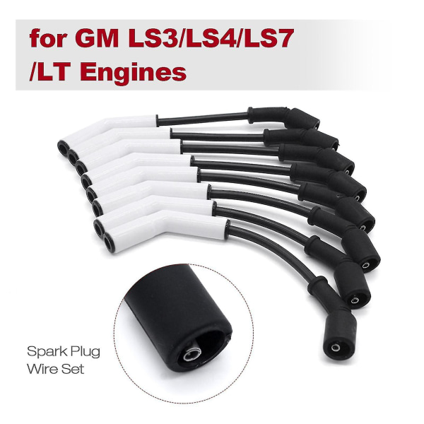Accel 9070c sytytystulpan set - Extreme 9000 keraaminen suojus - Gm Ls3/ls4/ls7/lt moottoreille hg