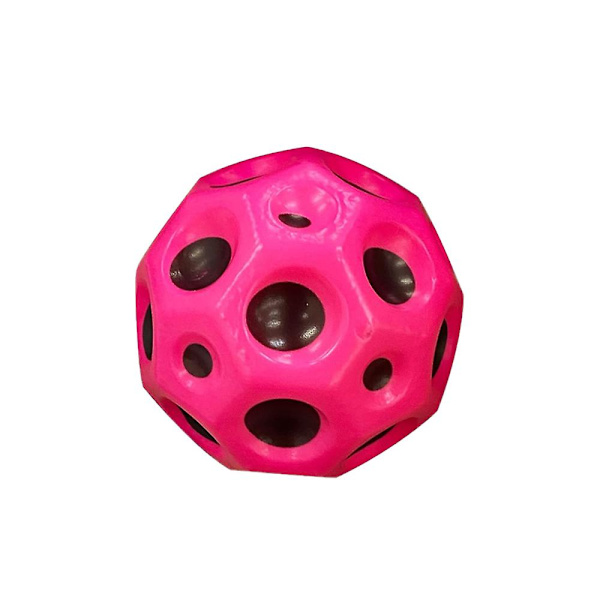 6 stk Astro Jump Balls Romball Ekstrem Høy Hopp Ball Tiktok Pop Hopp Måne Ball Gummi Hopp Sansestimulerende Ball -ES rose red