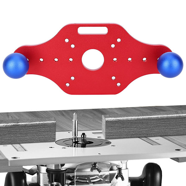 FS DZ-05 Trimmemaskine Bundplade Elektrisk Base til Træ Trimning Slidset Rød