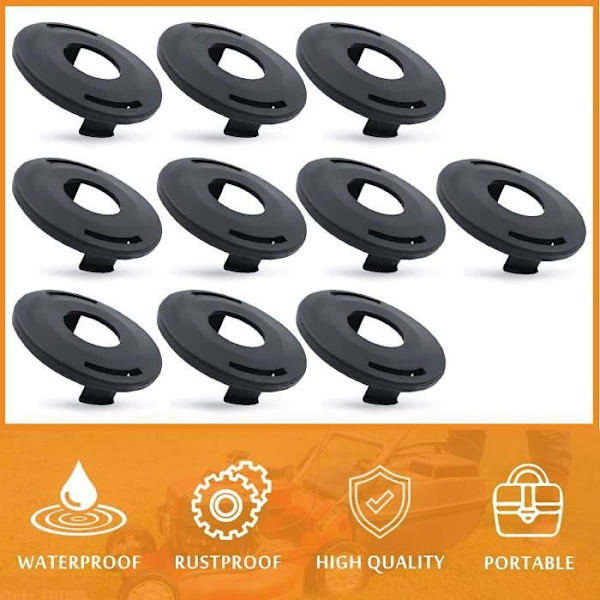 10 st/lot Cap för trimmerhuvud Passar Stihl FS48 FS52 FS55 FS66 FS70 COVER FS76 FS130 FS200 FS250 FS350 FS450 FS550 Hg