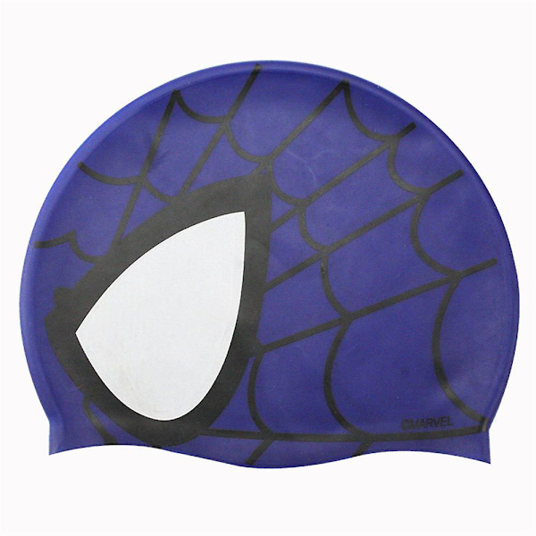 Barnens Spiderman Silikon Badmössa Barn Pojkar Flickor Vattentät Simmössa Blue
