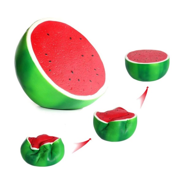 Anboor Jumbo Watermelon Squishies - Super Large Antistress Slow Rising Squeeze Toy (1 stycke)