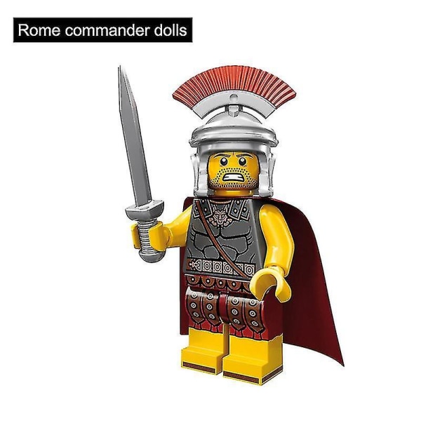 21 stk. Romerriket Militære Sentrurion Soldater Minifigurer Hær Leke Samling
