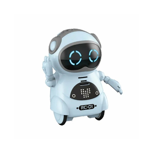 Pocket Blue RC Talking Robot til børn - Interaktiv, Sang, Dans, Storytelling