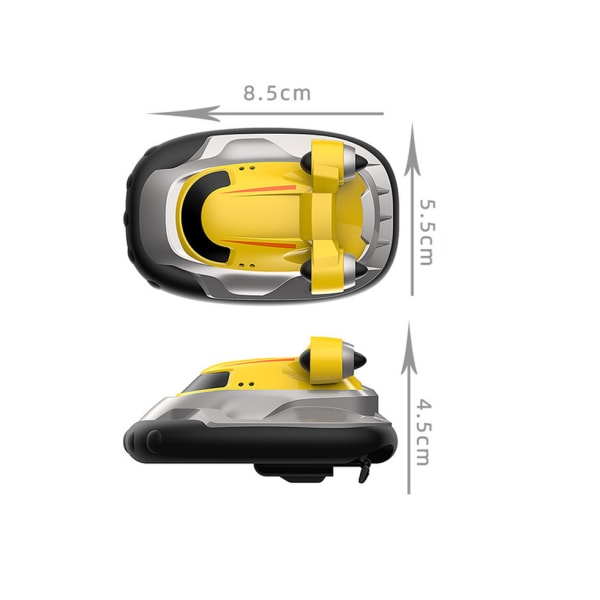 Gul RC Luftbåtsleketøy Elektrisk Fjernstyrt Båt